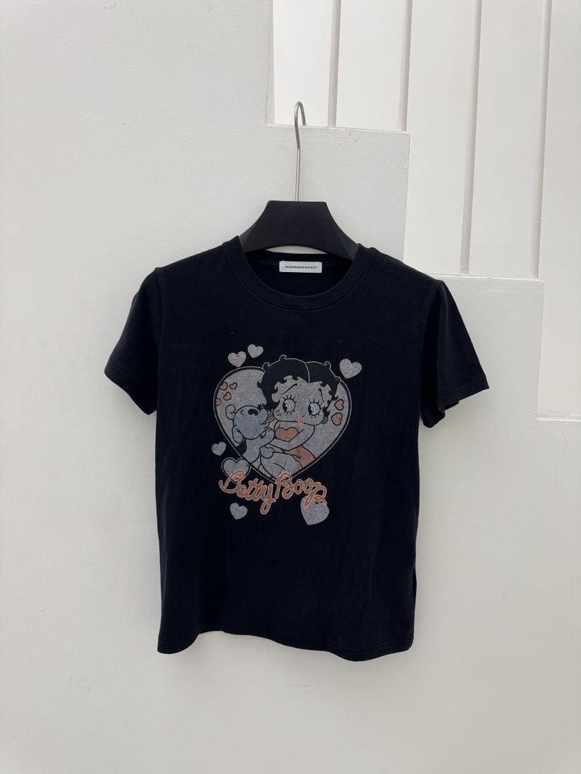 MUSHROOM EFFECT東大門㊣代購女裝新品熱賣真品25秋冬休閑T恤MUSHROOM EFFECTT恤