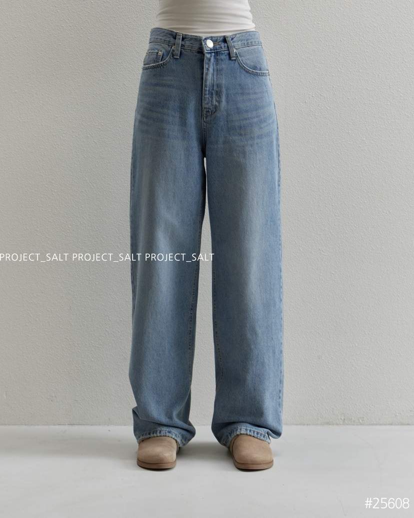 PROJECT SALT韓國直郵㊣女裝新款25秋冬牛仔褲PROJECTSALT牛仔褲