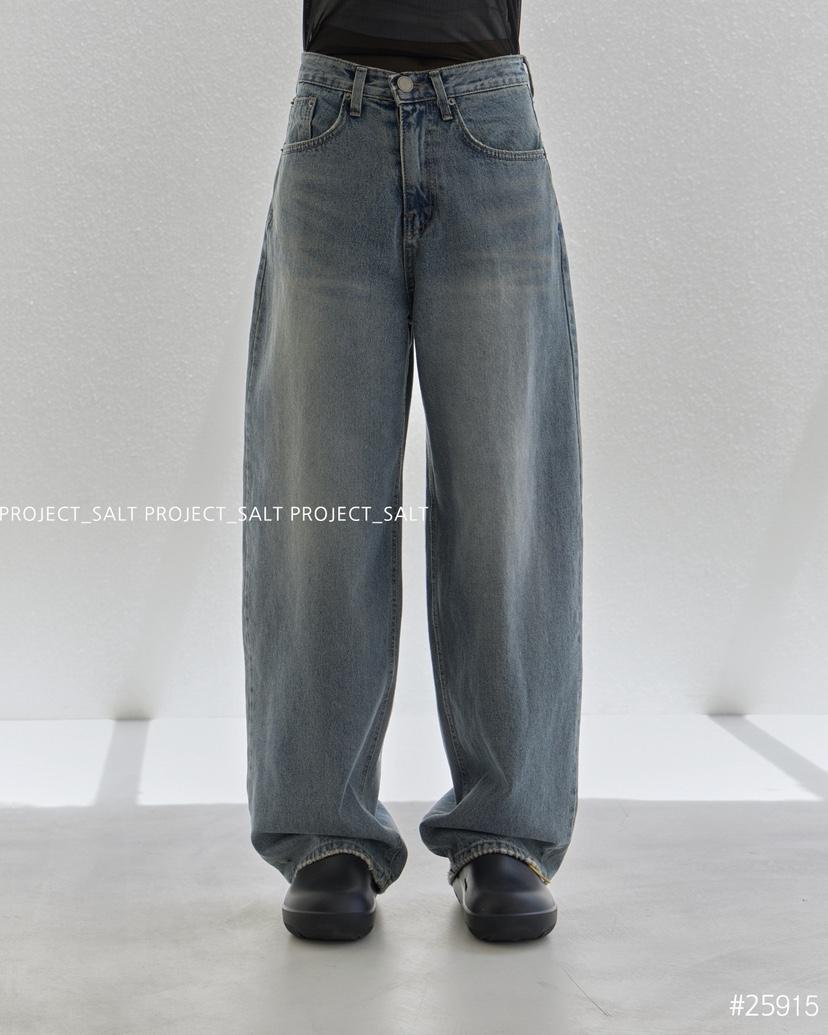 PROJECT SALT韓國代購㊣女裝新款休閑牛仔褲PROJECTSALT牛仔褲