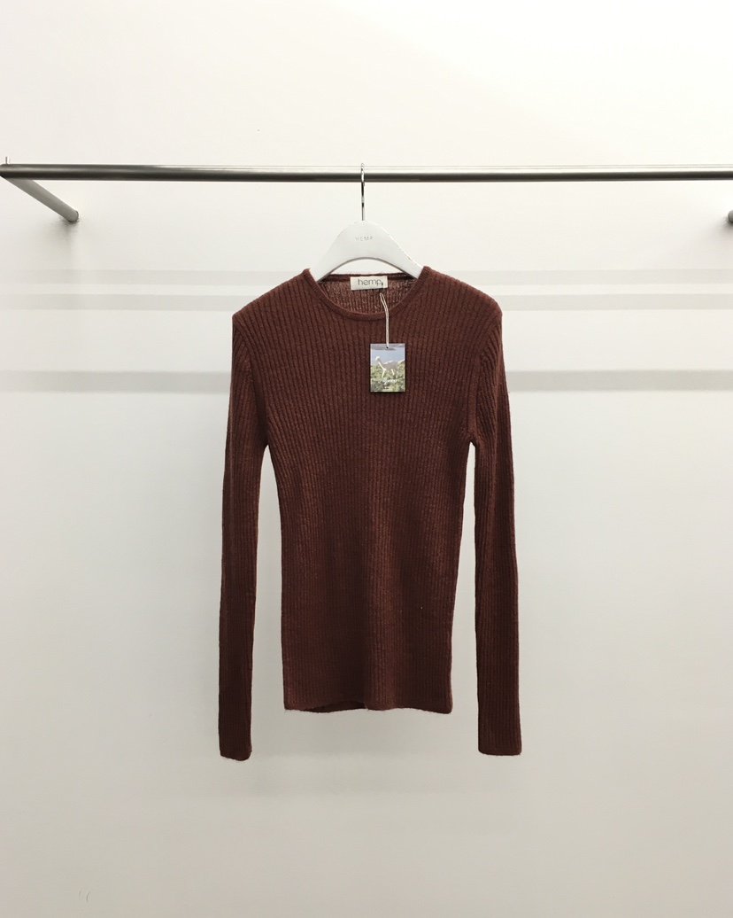 HEMP-P東大門㊣代購女裝新品25秋冬時尚熱賣真品針織衫羊駝hemp針織衫