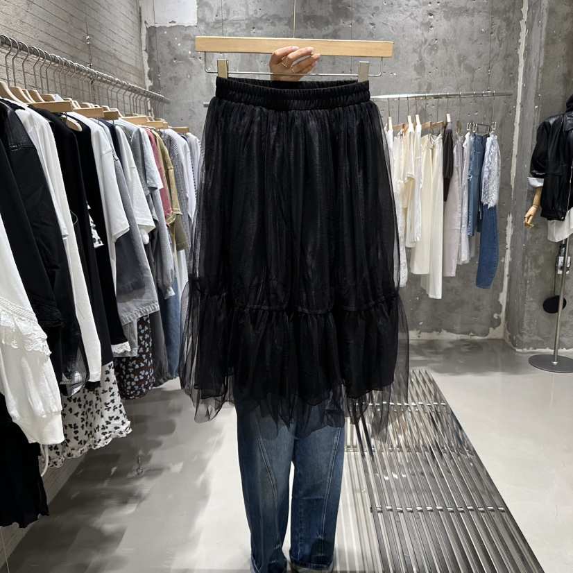 JUNI東大門㊣實拍女裝新品推薦25秋冬時尚真品半身裙中短裙my juni半身裙/中短裙