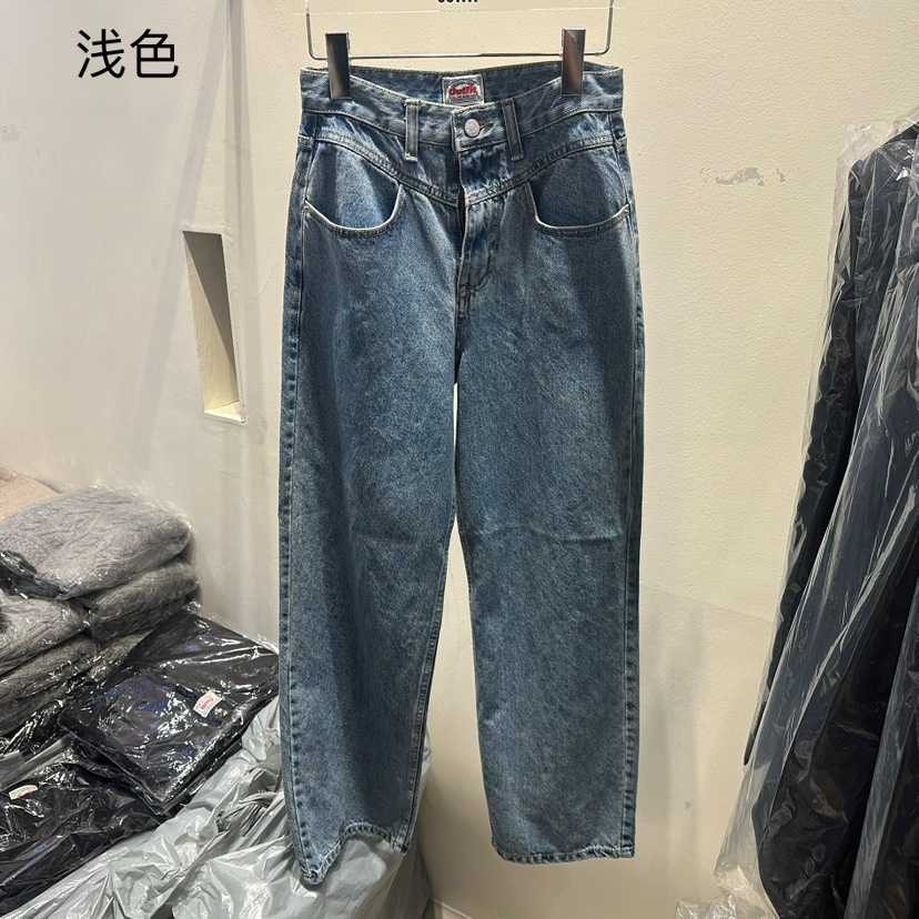 OUTFIT東大門㊣直郵女士新款熱賣休閑時尚推薦人氣職業牛仔褲OUTFIT牛仔褲