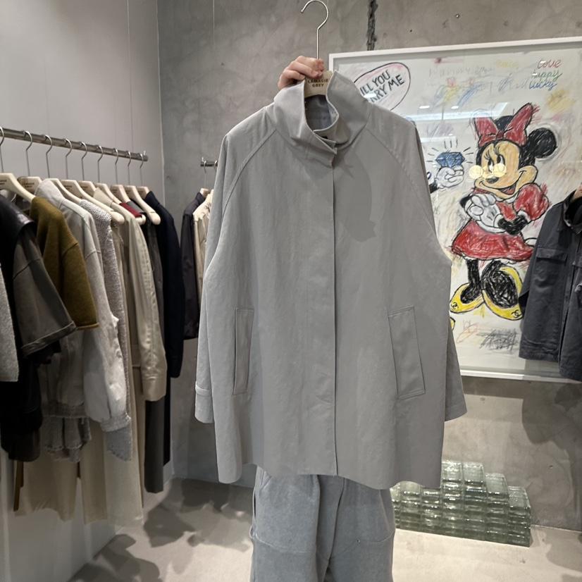 LAMAGIEPIE東大門㊣實拍女士新品人氣推薦休閑25秋冬職業夾克LAMAGIE GREY夾克