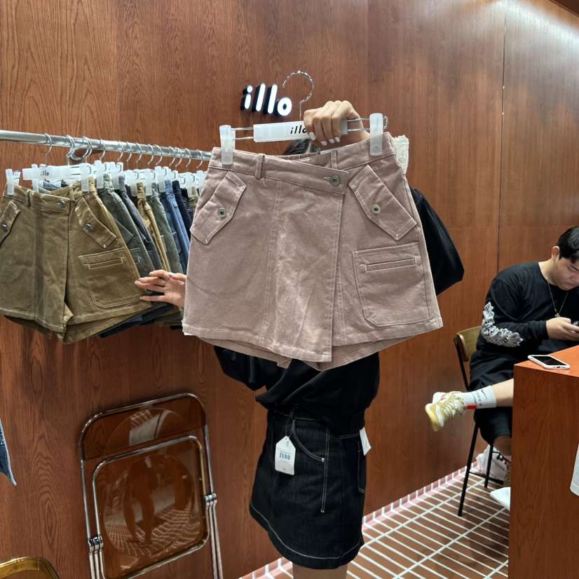 ILLO韓國直郵㊣女士新款推薦人氣時尚休閑25秋冬熱賣真品裙褲ILLO裙褲