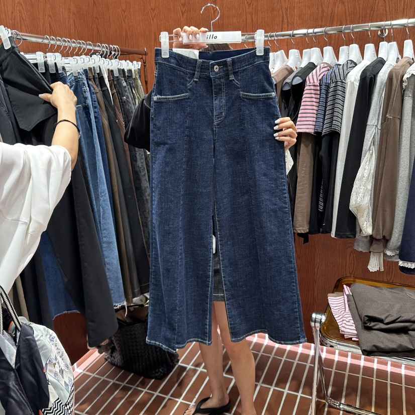 ILLO韓國代購㊣女士新款休閑人氣真品時尚職業25秋冬牛仔褲ILLO牛仔褲