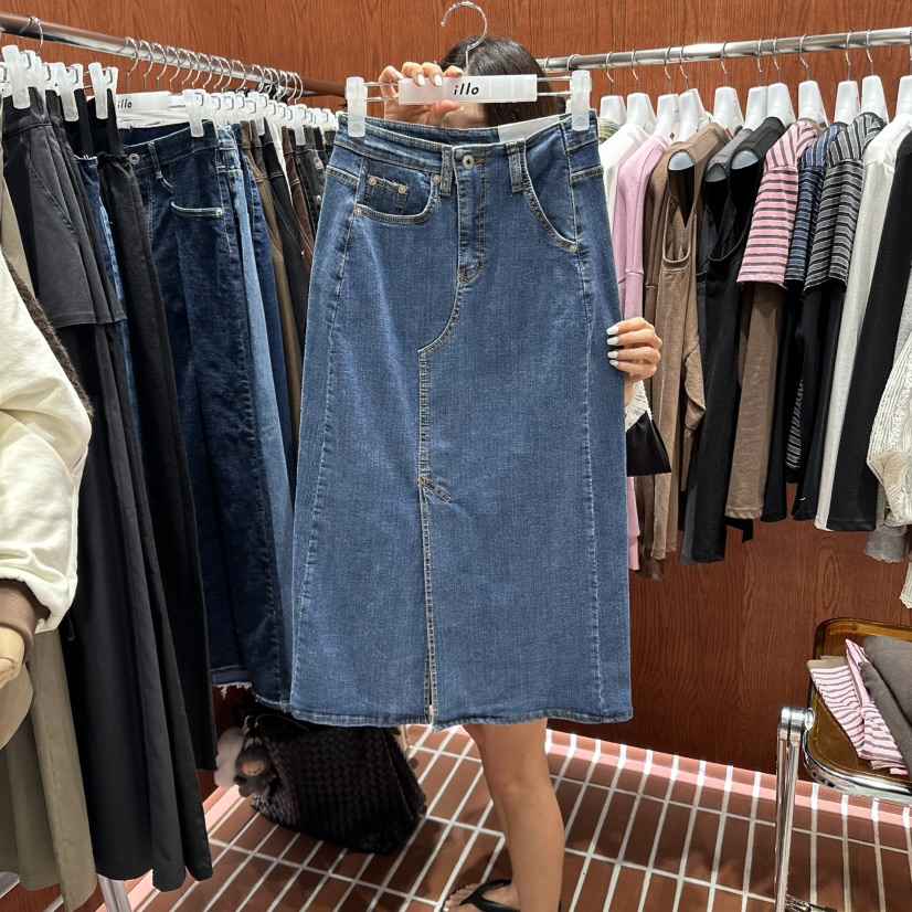 ILLO韓國直郵㊣女裝新款25秋冬推薦真品職業休閑人氣熱賣長裙ILLO長裙