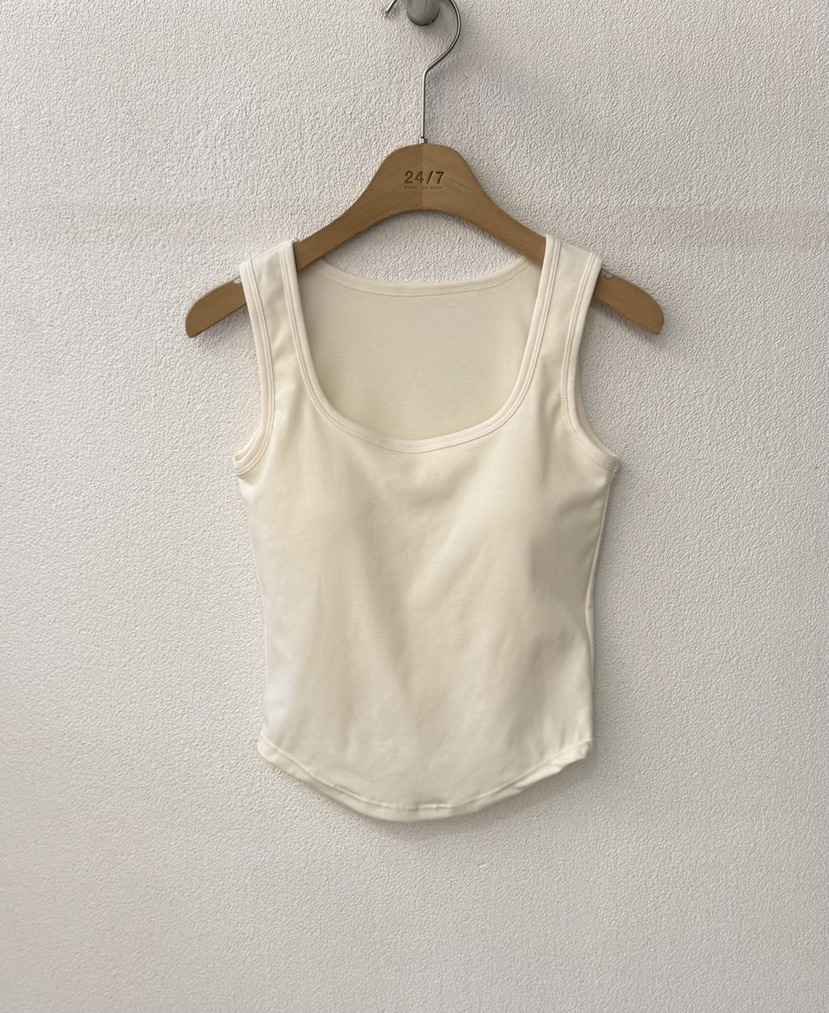 TWENTY FOUR SEVEN24-7韓國代購㊣女士新品25秋冬吊帶背心TEWNTY FOUR SEVEN24-7吊帶/背心