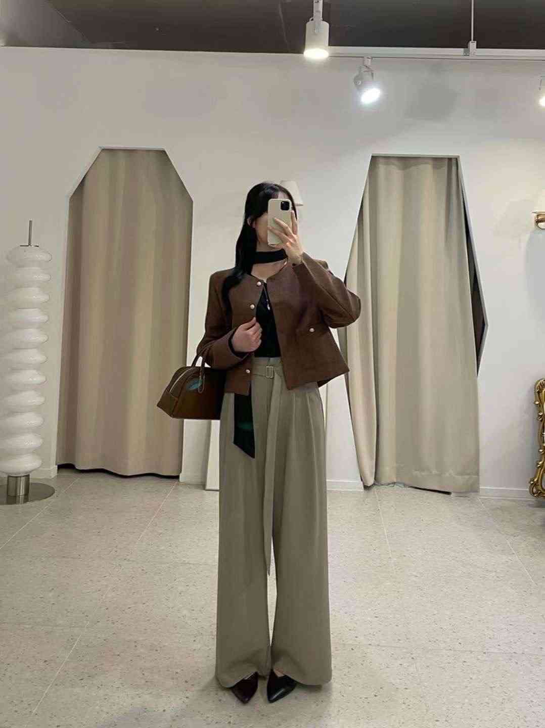 COOLPIS-쿨피스-T東大門㊣實拍女裝新款人氣休閑褲含腰帶COOLPIS休閑褲