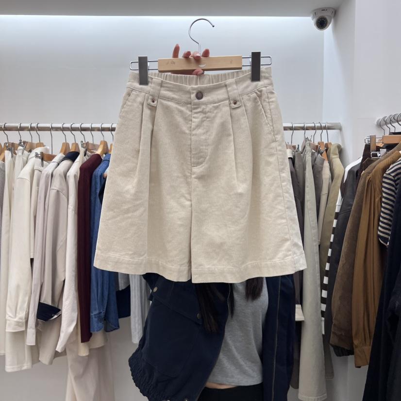 DRESS ROOM東大門㊣實拍女士新款休閑時尚25秋冬職業熱賣短褲DRESS ROOM短褲