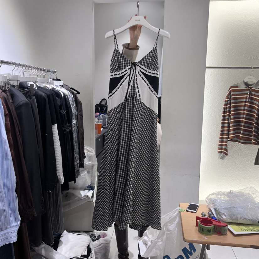 TYCHE東大門㊣實拍女裝新品推薦休閑熱賣25秋冬職業人氣連衣裙TYCHE連衣裙