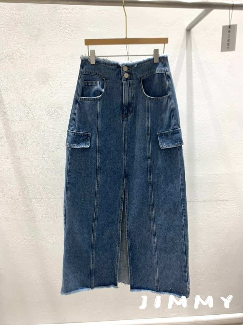 JIMMY東大門㊣直郵女裝新品職業時尚熱賣休閑真品人氣25秋冬長裙JIMMY/REMAKE長裙