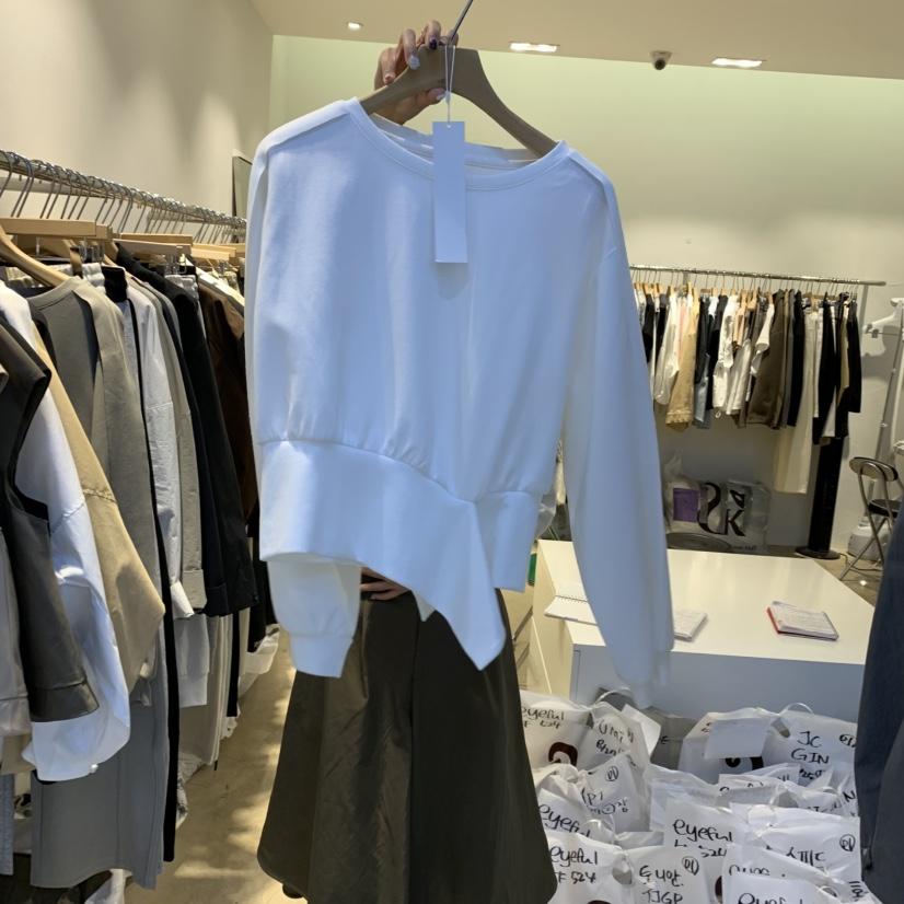 EYEFUL-Q韓國直郵㊣女士新款真品時尚職業推薦25秋冬長袖T恤eyeful長袖T恤