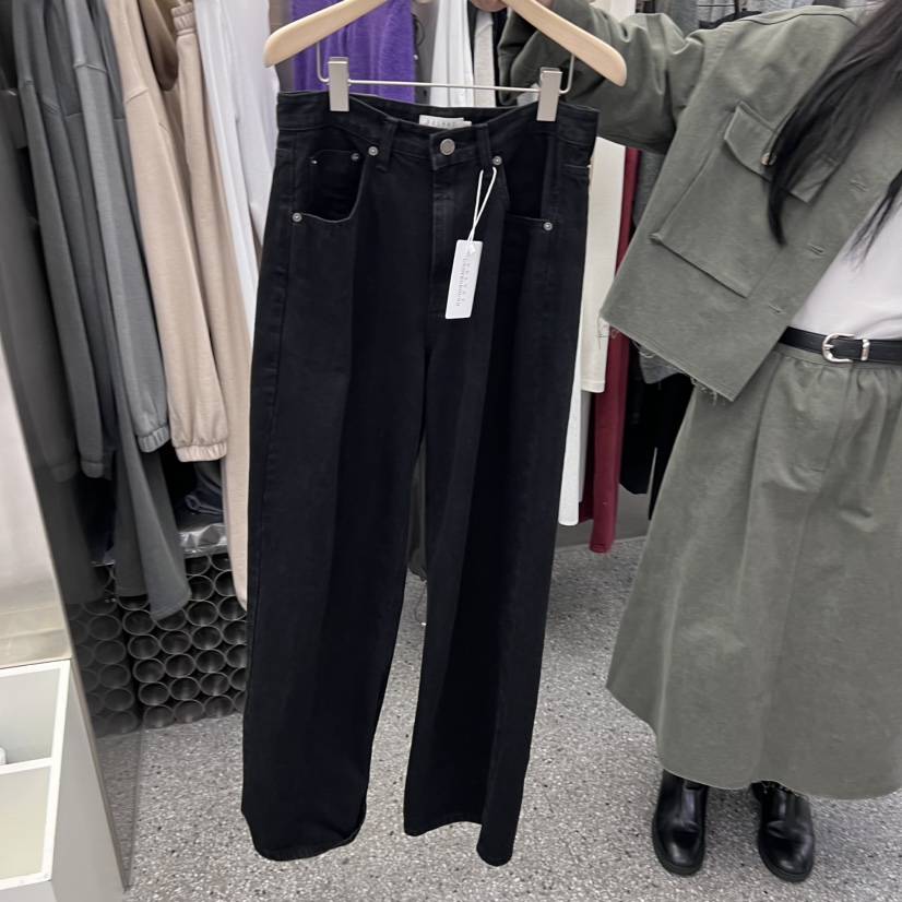 VELVET UNDERGROUND韓國代購㊣女士新品職業人氣推薦牛仔褲VELVET UNDERGROUND牛仔褲