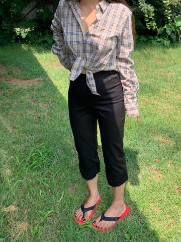 LIKEVAM（不代購）東大門㊣直郵女士新品休閑25秋冬熱賣休閑褲LIKEVAM休閑褲