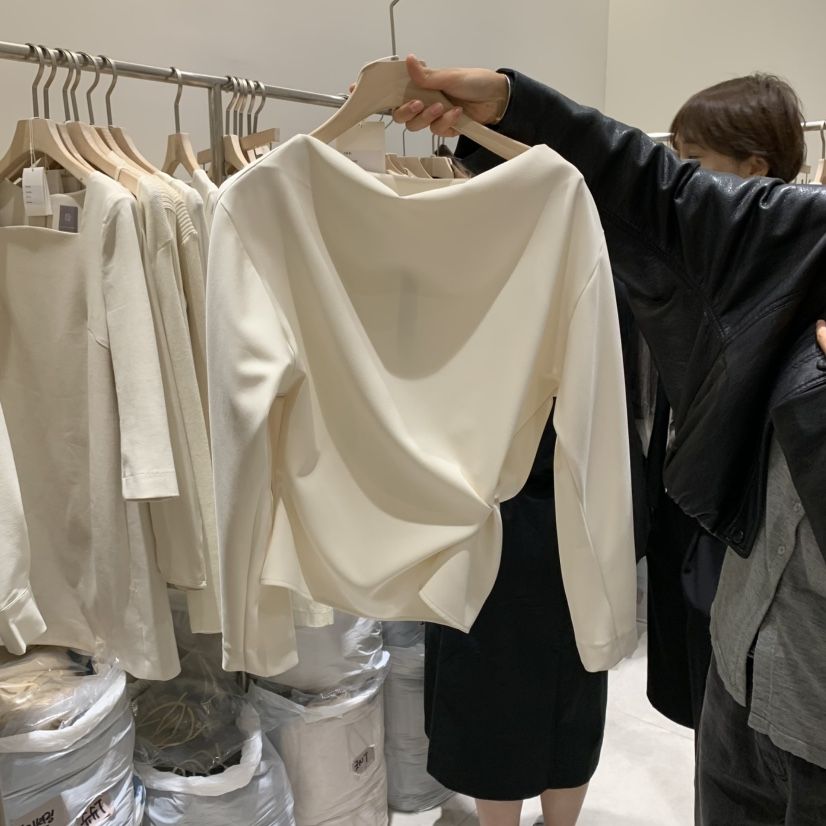 GLOW AND NYMPH韓國代購㊣女裝新品真品職業時尚襯衫蕾絲衫GLOW AND NYMPH襯衫/蕾絲衫