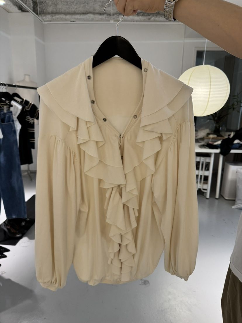 NEU ADULT東大門㊣實拍女裝新品推薦真品25秋冬襯衫蕾絲衫NEU ADULT襯衫/蕾絲衫