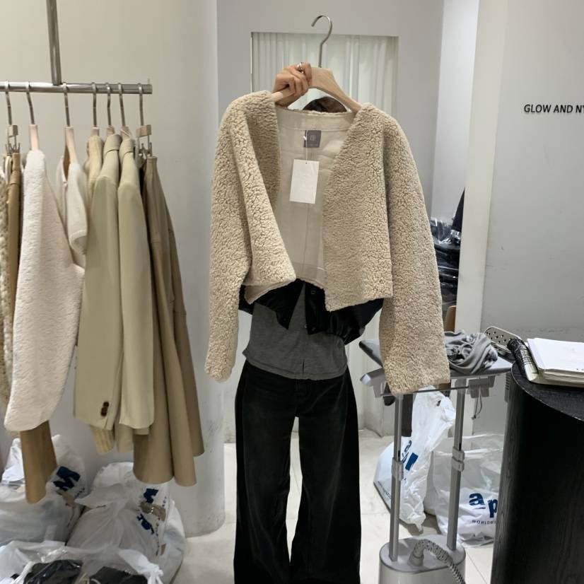 GLOW AND NYMPH東大門㊣實拍女士新品25秋冬職業推薦夾克GLOW AND NYMPH夾克