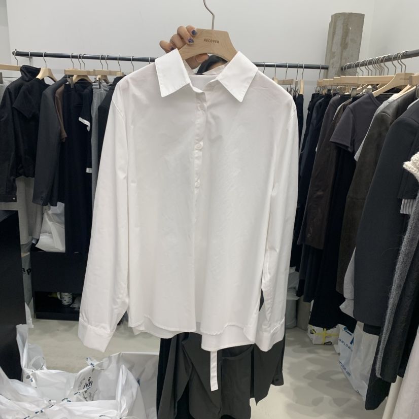 RECOVER韓國直郵㊣女士新品25秋冬人氣熱賣職業時尚襯衫蕾絲衫RECOVER/MOMENT襯衫/蕾絲衫