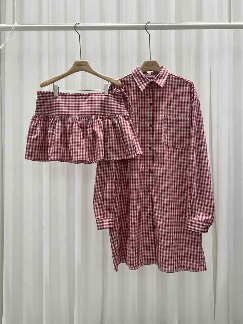IF YOU SAY SO東大門㊣實拍女士新品25秋冬時尚套裝兩件套IF YOU SAY SO套裝