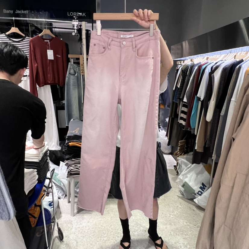 BANY ANCO東大門㊣實拍女士新款25秋冬人氣推薦休閑牛仔褲BANY ANCO牛仔褲