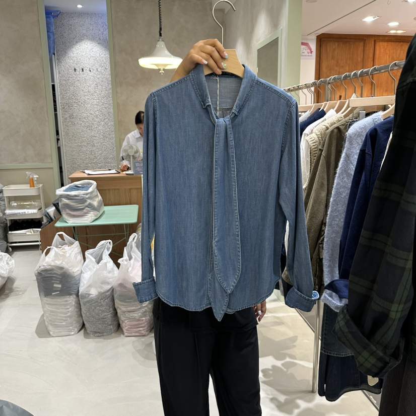 DELI JENNY韓國直郵㊣女士新品時尚人氣休閑真品襯衫蕾絲衫DELI JENNY襯衫/蕾絲衫