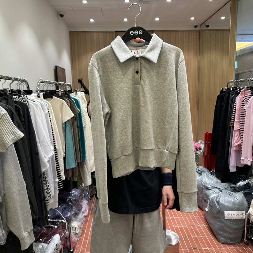 E/E/E東大門㊣直郵女士新品25秋冬熱賣真品推薦職業人氣衛衣E/E/E衛衣