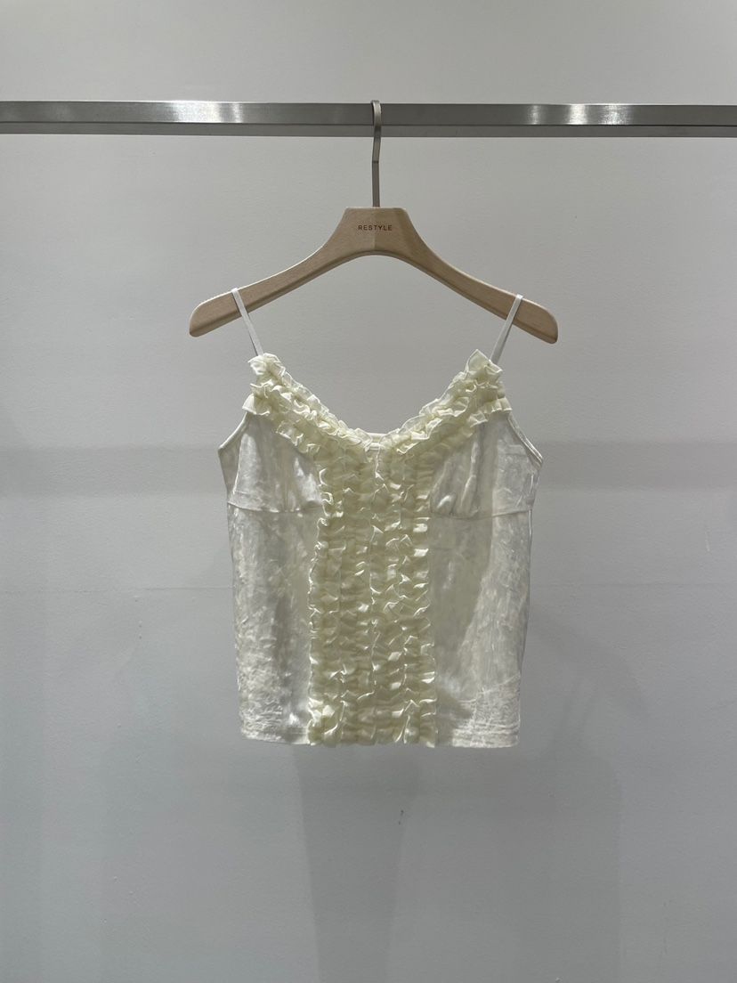 RE STYLE-Q東大門㊣實拍女士新品職業25秋冬吊帶背心天鵝絨RE STYLE吊帶/背心