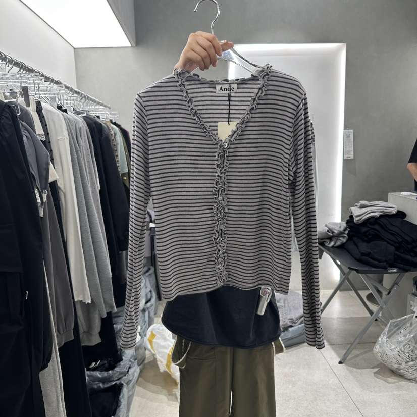 ANDE東大門㊣代購女士新品時尚真品人氣針織衫美利奴羊毛開衫Ande針織衫