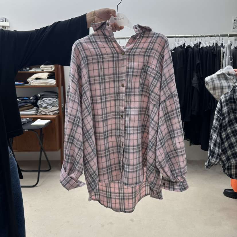 INTHEEND東大門㊣代購女裝新款休閑25秋冬真品時尚襯衫蕾絲衫INTHEEND襯衫/蕾絲衫