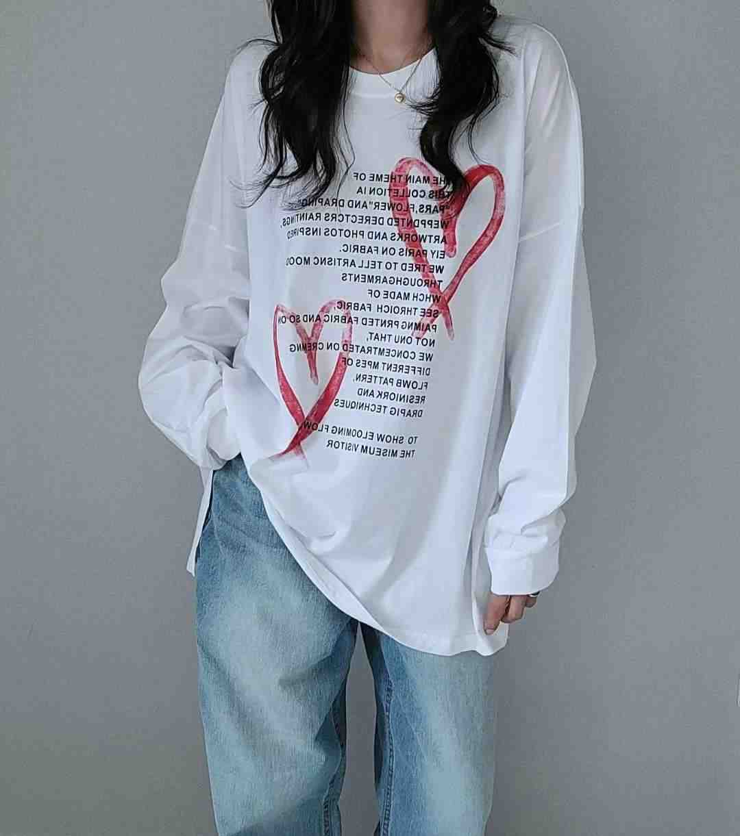 SSEN-쎈-T東大門㊣代購女裝新品推薦真品休閑25秋冬長袖T恤SSEN-쎈-T長袖T恤