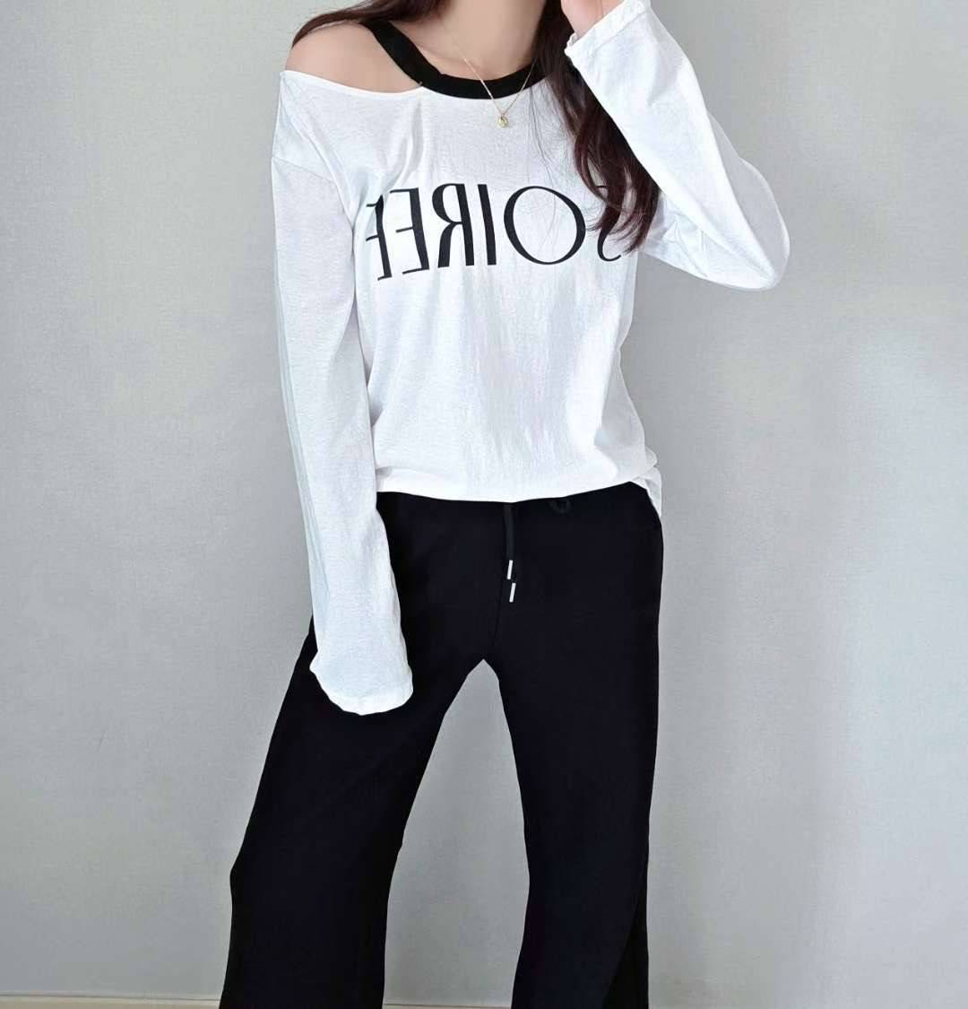 SSEN-쎈-T東大門㊣直郵女裝新品熱賣職業休閑25秋冬長袖T恤SSEN-쎈-T長袖T恤