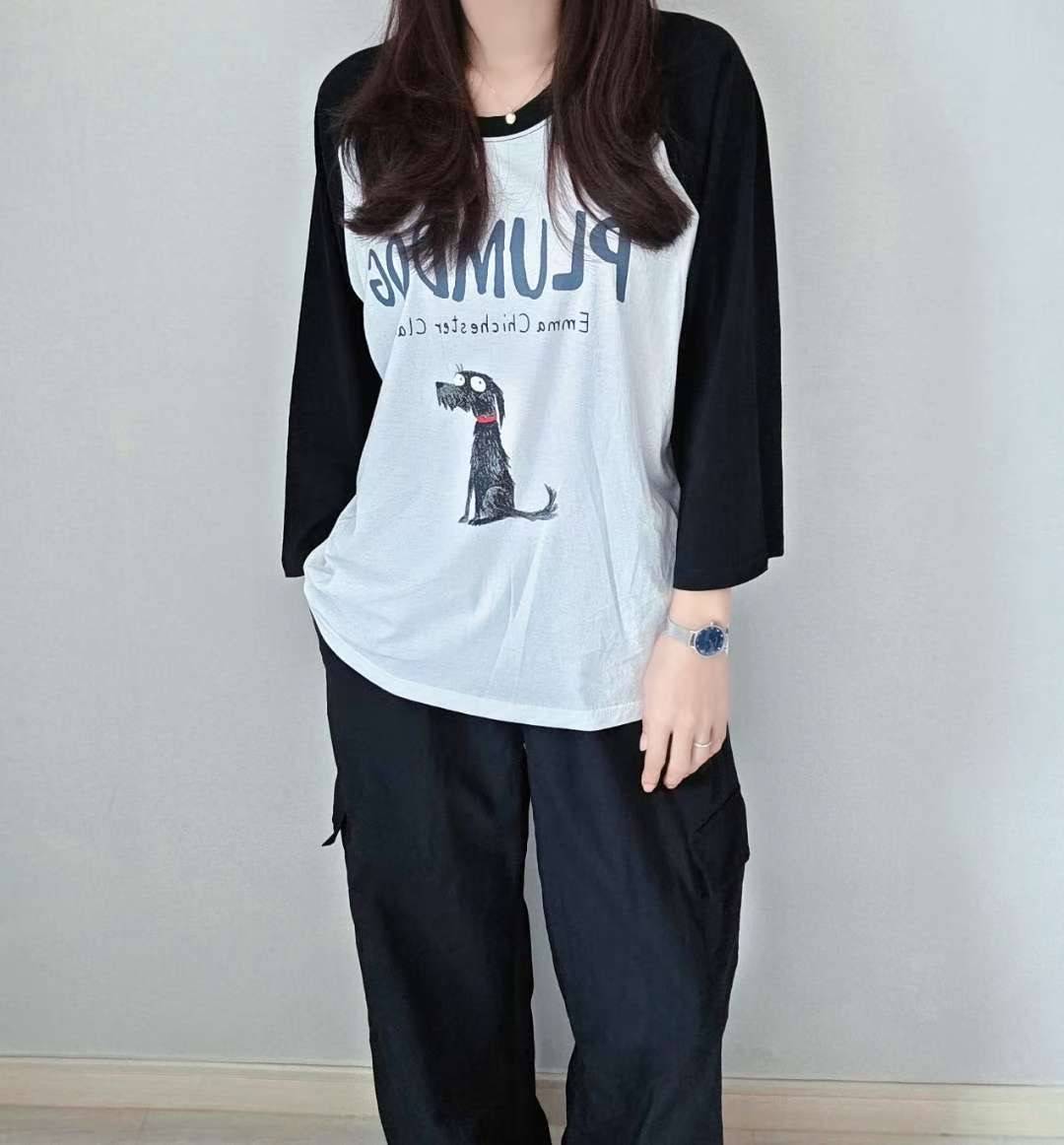 SSEN-쎈-T東大門㊣直郵女士新款推薦人氣時尚職業長袖T恤SSEN-쎈-T長袖T恤
