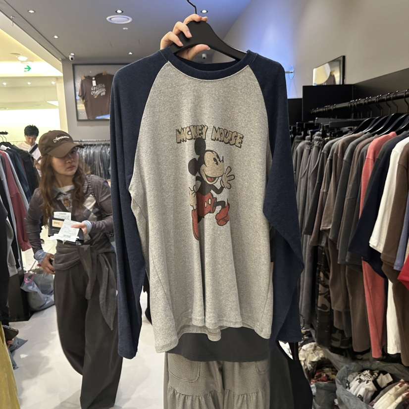 CREDITO韓國代購㊣女裝新品人氣25秋冬熱賣推薦休閑長袖T恤CREDITO長袖T恤