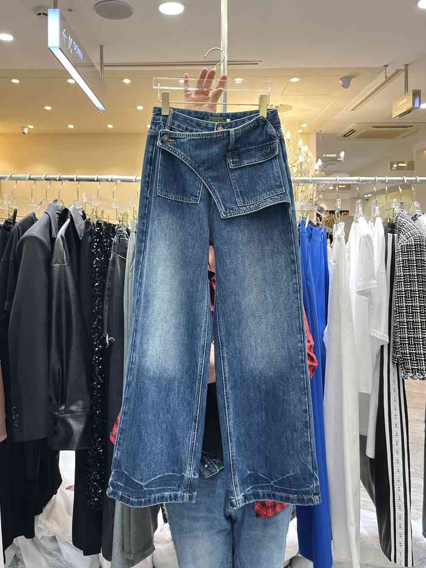 WORK SHOP東大門㊣代購女裝新款推薦熱賣休閑時尚職業牛仔褲Work_shop牛仔褲