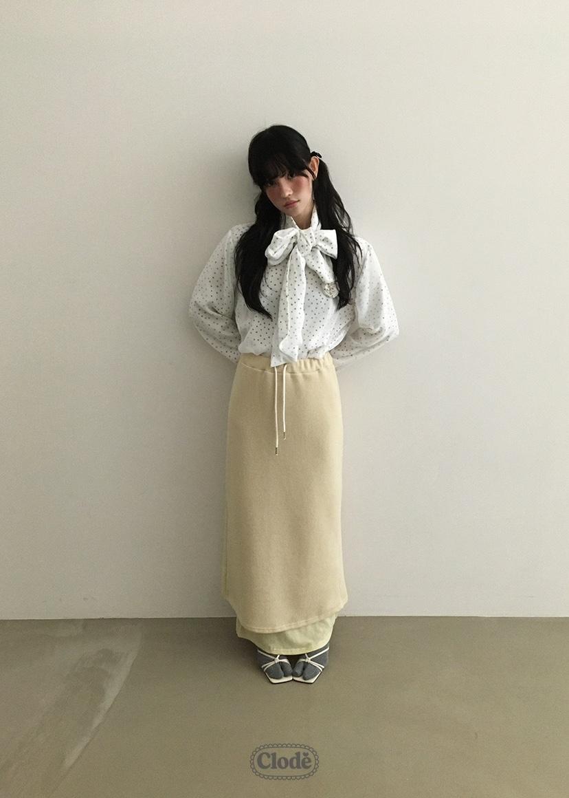 CLODE韓國代購㊣女裝新款真品熱賣休閑推薦25秋冬職業長裙雙面CLODE長裙
