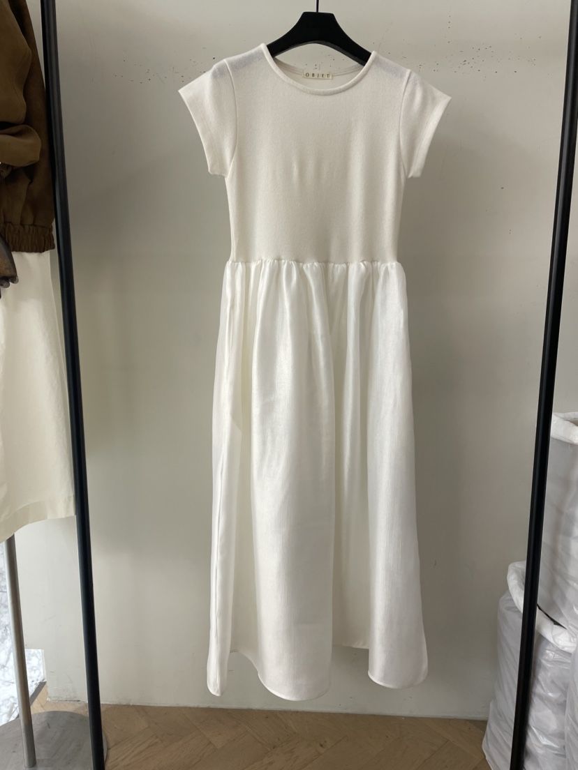 OBJET韓國代購㊣女裝新品時尚人氣職業熱賣25秋冬真品連衣裙love us u/OBJET連衣裙