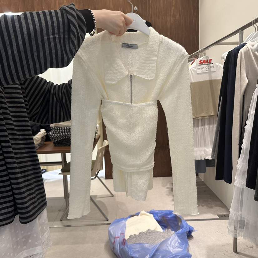 BUCKLE韓國代購㊣女裝新款推薦人氣熱賣時尚套裝兩件套套裝BUCKLE套裝