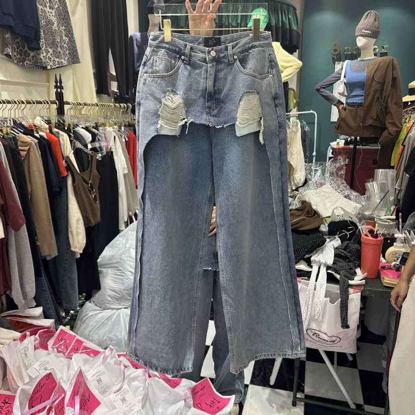 3COLOR東大門㊣代購女士新品25秋冬裙褲Three color裙褲