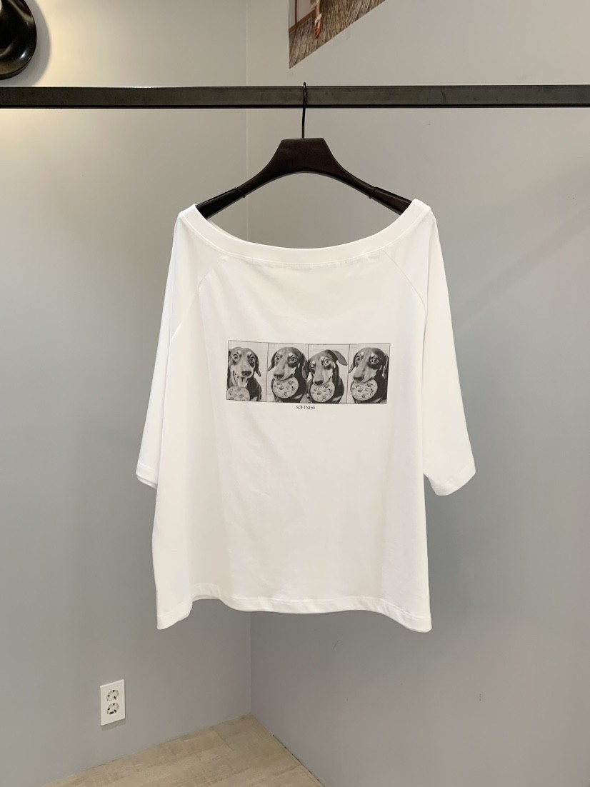 SOFTNESS韓國代購㊣女裝新品真品休閑時尚推薦職業熱賣25秋冬T恤Softness/CosmicT恤