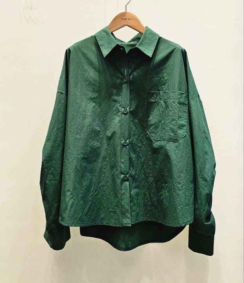 THE IN-더인-T韓國直郵㊣女士新品休閑推薦25秋冬襯衫蕾絲衫THE IN襯衫/蕾絲衫
