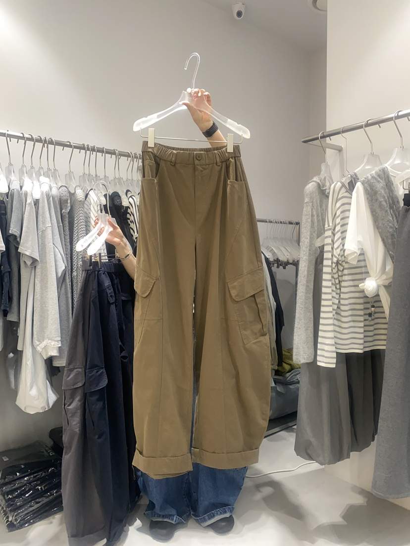 LOOKK韓國直郵㊣女士新品時尚推薦熱賣25秋冬職業休閑褲口袋LOOKK休閑褲