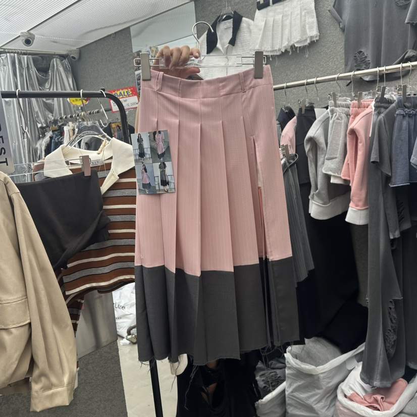 EXIT韓國直郵㊣女士新款25秋冬休閑時尚推薦真品長裙不含腰帶EXIT長裙