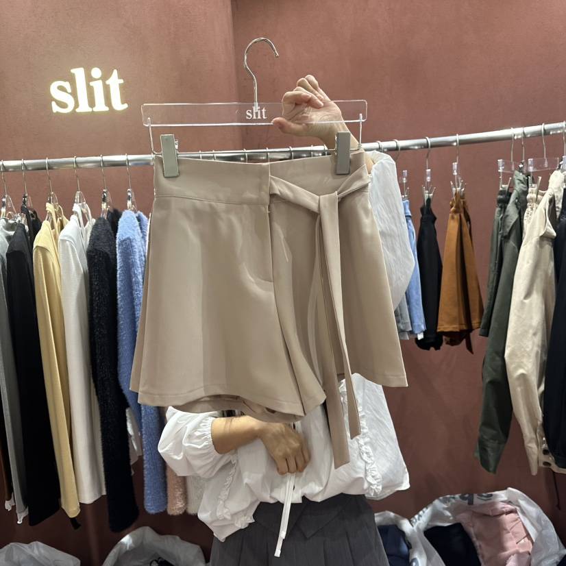 SLIT韓國代購㊣女裝新款推薦休閑真品人氣25秋冬熱賣職業短褲SLIT短褲