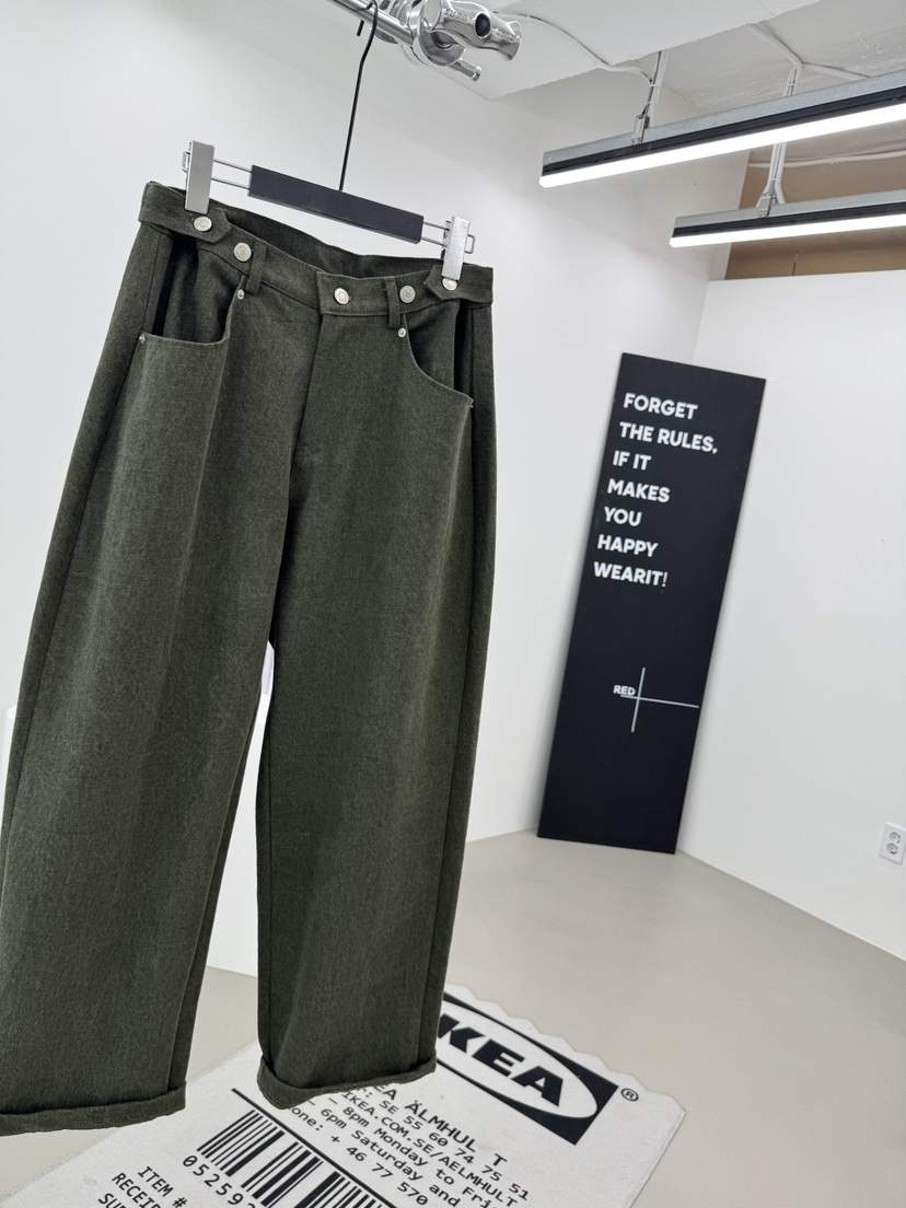 RED-A韓國代購㊣女士新品25秋冬推薦休閑人氣真品職業休閑褲RED-A休閑褲