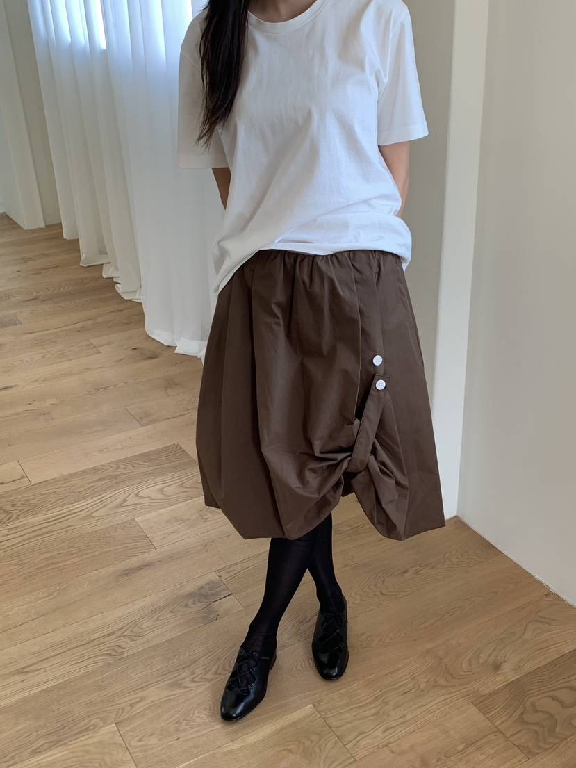 LOVE MY SANTA東大門㊣直郵女裝新款休閑25秋冬半身裙中短裙Santa/LOVE MY SANTA半身裙/中短裙