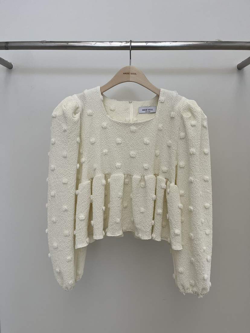 AMUSE SEOUL東大門㊣實拍女士新品熱賣休閑真品襯衫蕾絲衫AMUSE SEOUL襯衫/蕾絲衫