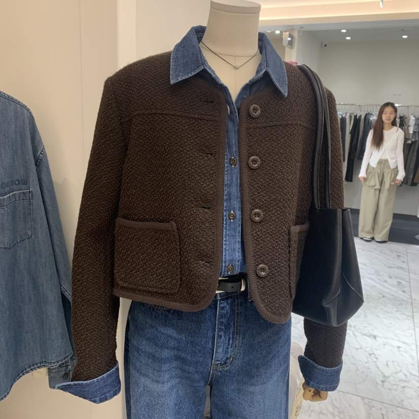 VENIR-a東大門㊣直郵女裝新品25秋冬職業推薦夾克不含內搭VENIR-a夾克