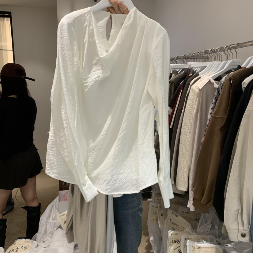 VENIR-a東大門㊣直郵女士新款時尚推薦休閑人氣襯衫蕾絲衫VENIR-a襯衫/蕾絲衫