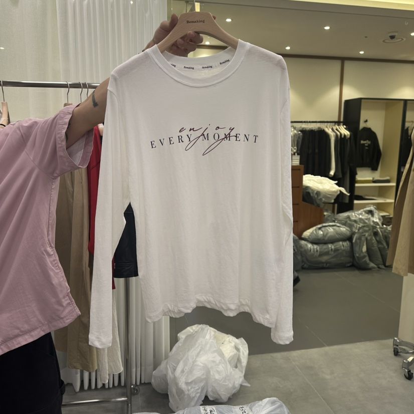 URBANSTORY/REMAKING東大門㊣代購女裝新品熱賣職業長袖T恤Remaking/URBANSTORY長袖T恤