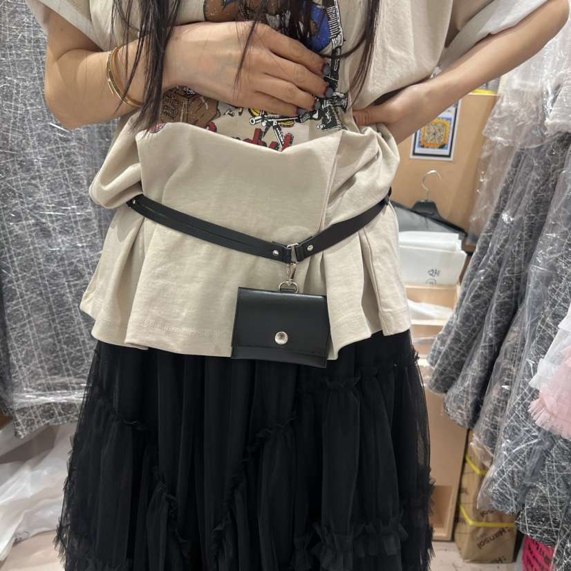 BY FLOW韓國直郵㊣女裝新品人氣職業熱賣腰帶口袋含包腰帶BY FLOW腰帶